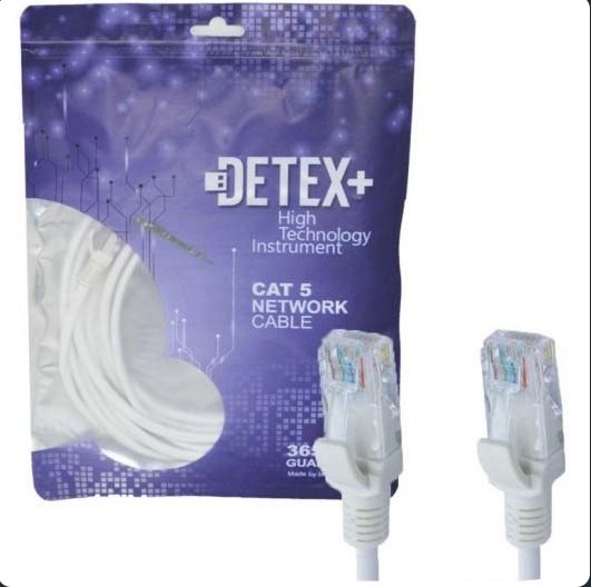 کابل شبکه Detex+ Cat5 3m