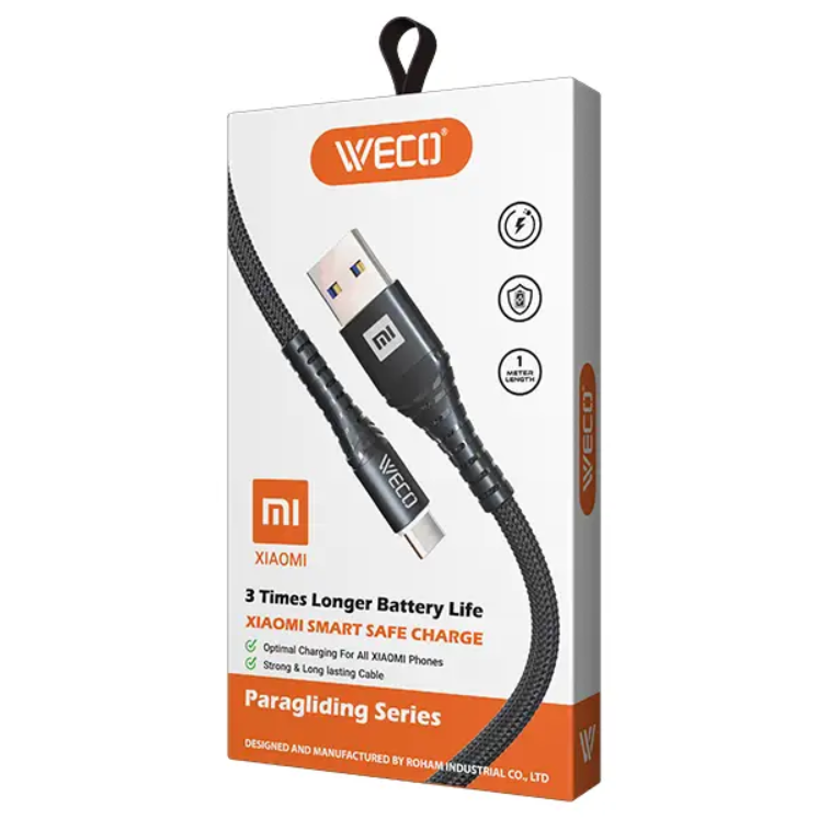 کابل شارژ ویکو WeC-46 Xiaomi Type-C 65W