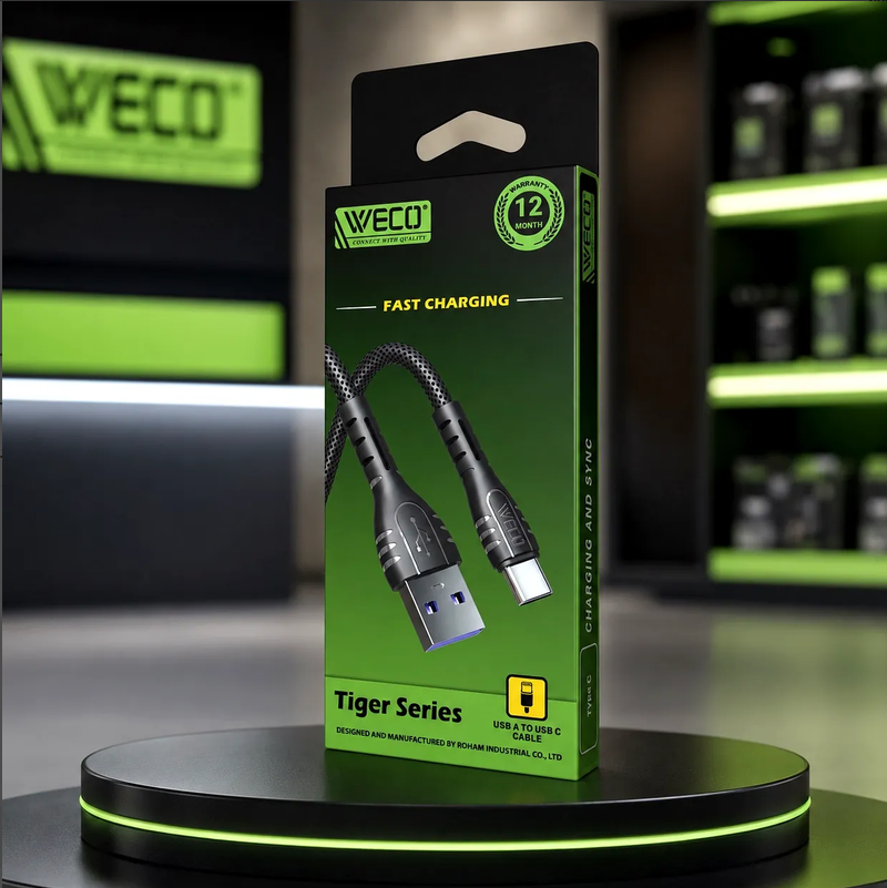 کابل شارژ ویکو WeC-48 Tiger Type-C