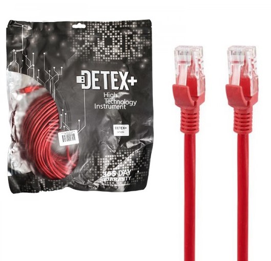 کابل شبکه CAT5 دیتکس پلاس (+DETEX) طول 20 متر