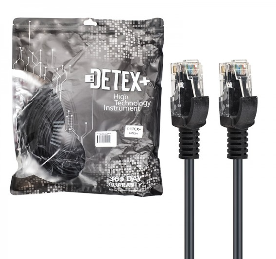 کابل شبکه CAT5 دیتکس پلاس (+DETEX) طول 25 متر