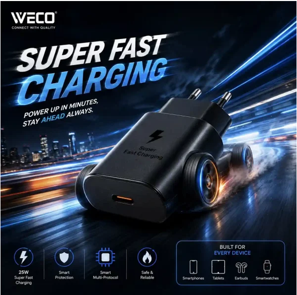 آداپتور شارژ 25 وات ویکو WeA-96