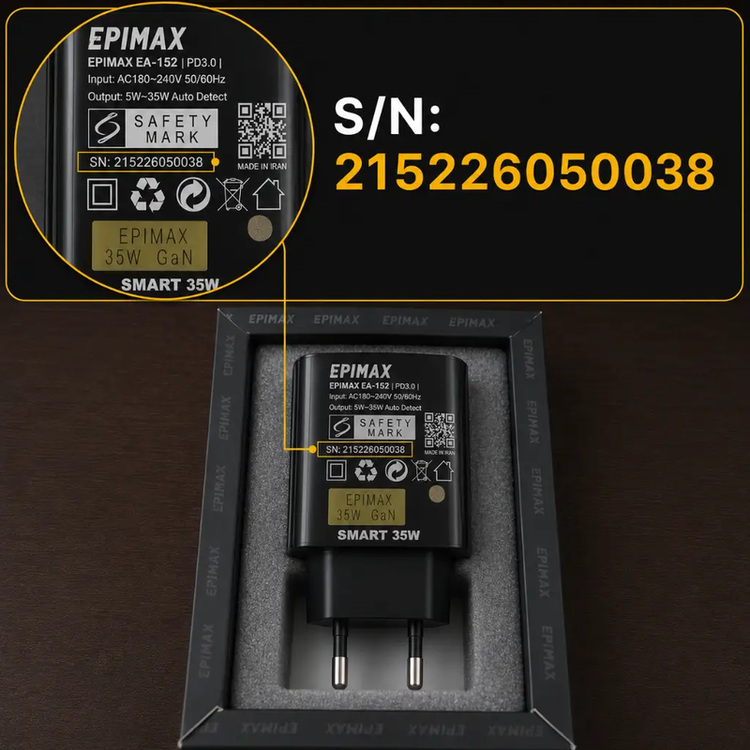 آداپتور شارژ 35 وات اپیمکس EA-152