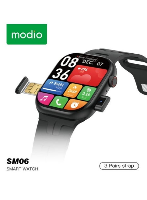 ساعت هوشمند سیمکارتی مدل SM06 با نمایشگر AMOLED