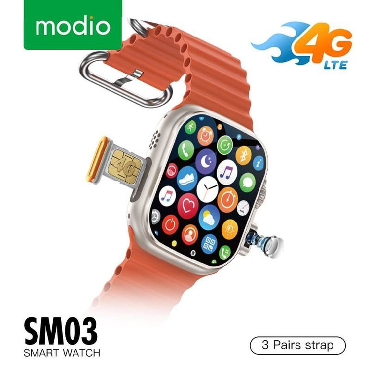 ساعت هوشمند مودیو مدل SM03 با نمایشگر AMOLED و بدنه آلومینیومی