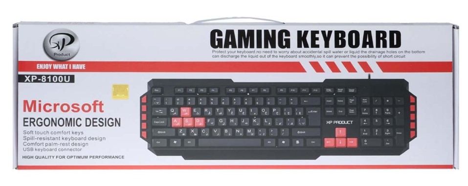 کیبورد سیم دار XP مدل XP-8100U