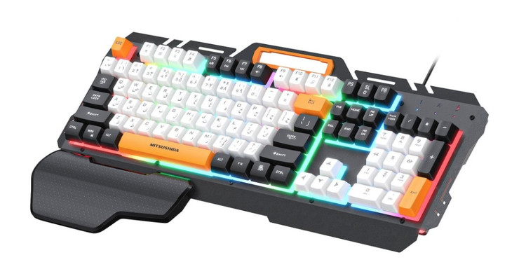 کیبورد گیمینگ iMICE مدل GK-700 با نورپردازی RGB با سیم